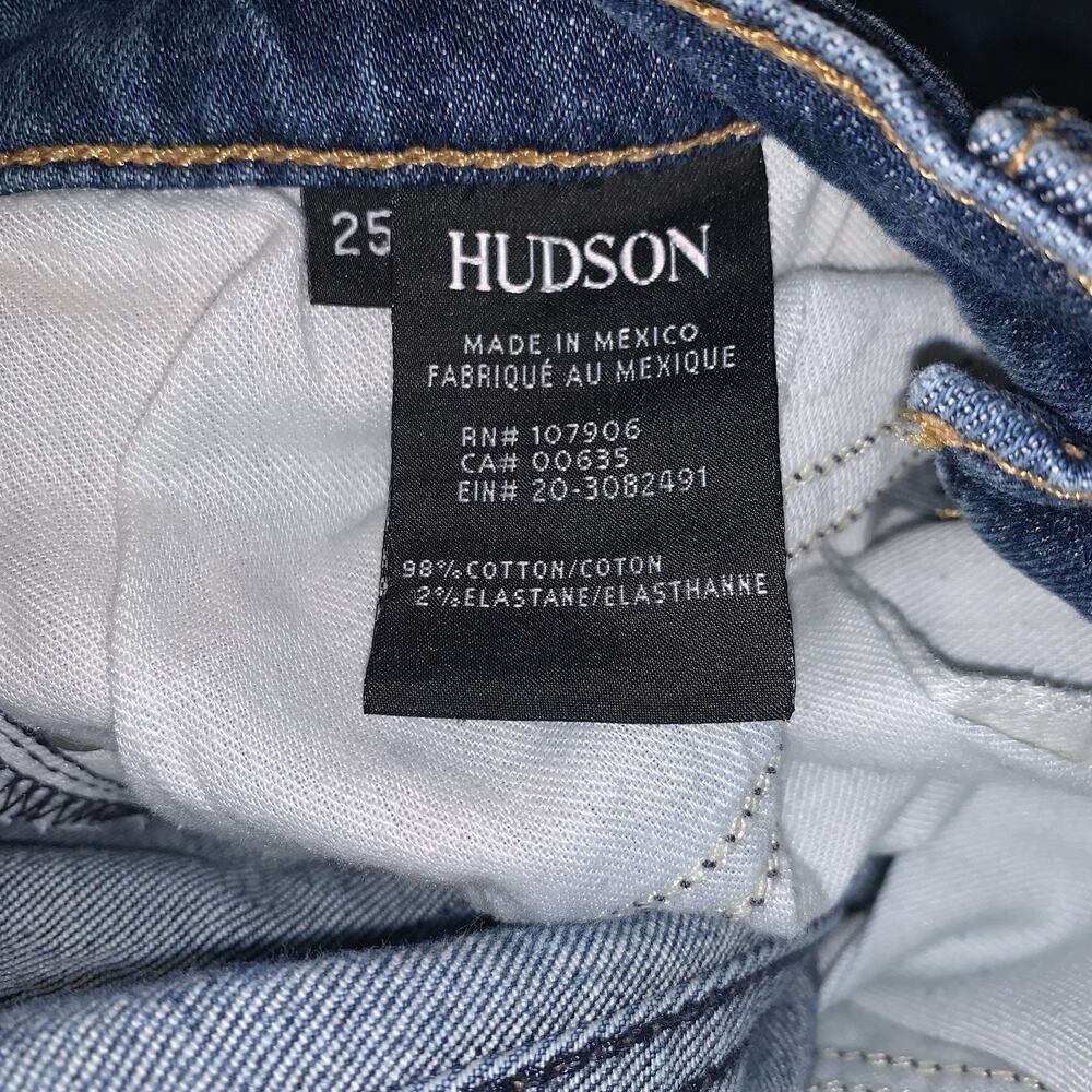 Hudson Jeans High Rise Zooey Straight Crop SZ 25 - Picture 8 of 9